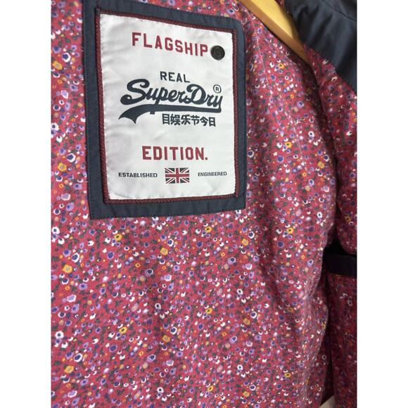 Superdry Blue Padded Gilet Women’s Size S Full Zip Casual Outdoor Vest - Picture 9 of 13